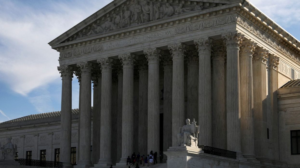People visit the U.S. Supreme Court building in Washington, U.S. March 15, 2022.