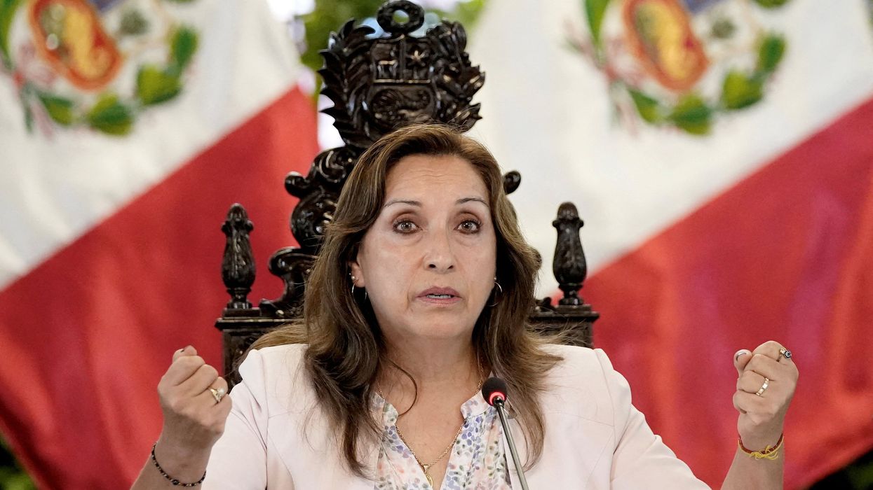 Peru's President Dina Boluarte