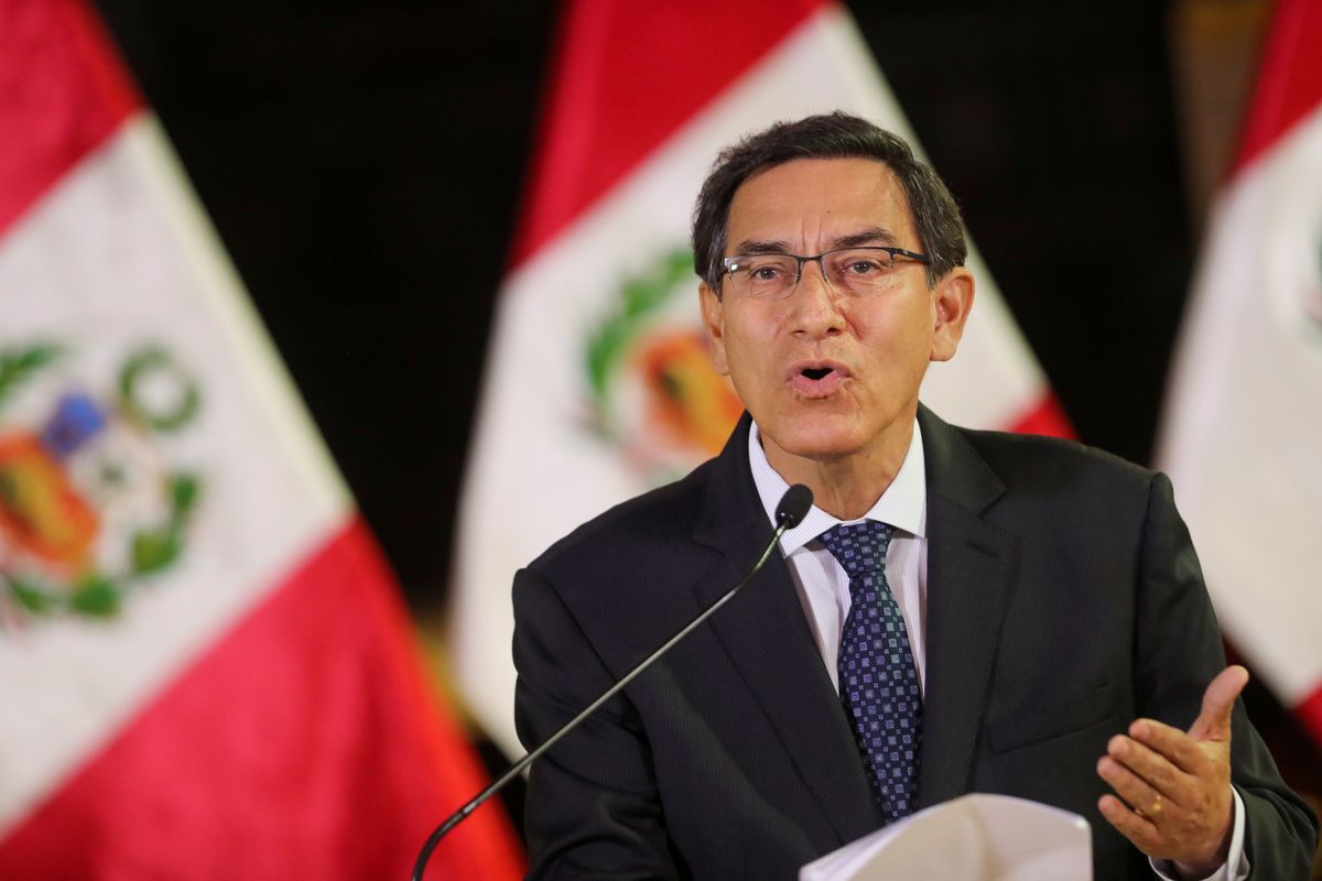 Peruvian President Martín Vizcarra. Reuters