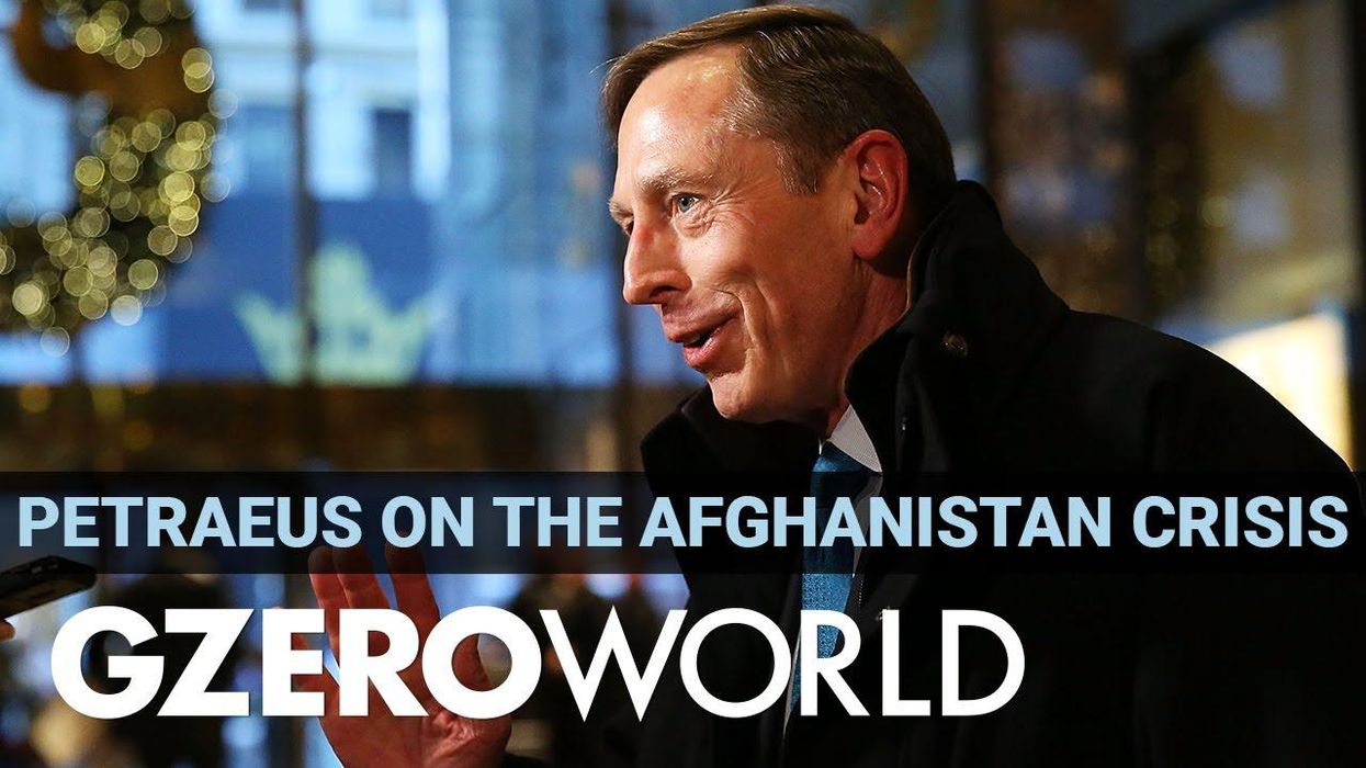 Petraeus on the Afghanistan crisis