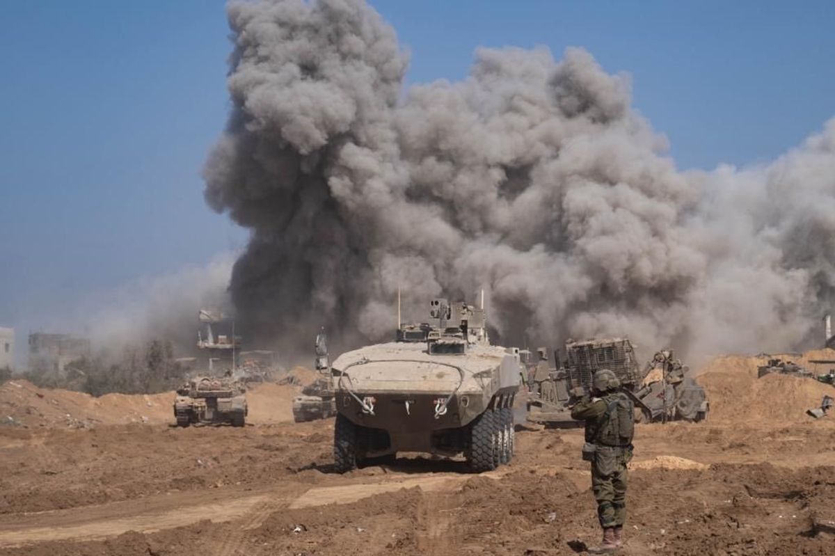 Photo of Israeli forces operating in the northern Gaza Strip on Sunday Nov 5, 2023, in an area from which many attempts to attack the Israeli forces through tunnel shafts and military compounds were detected. The Israel Defense Forces says it has killed 10 Hamas field commanders since the beginning of the war.
