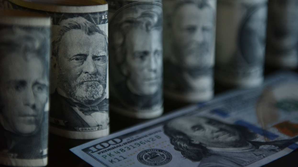 Photo taken on Sept 6, 2023 shows US dollar bills