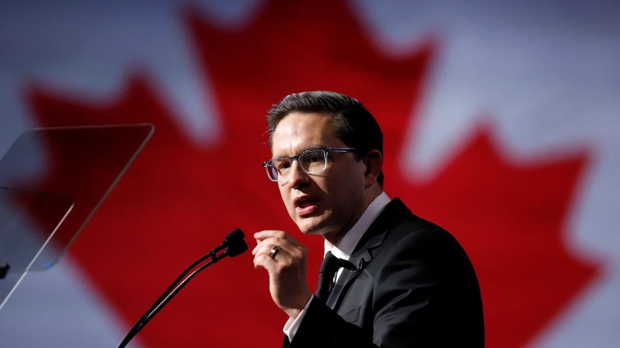 Pierre Poilievre speaks after being elected as the new leader of Canada's Conservative Party in Ottawa, Ontario, Canada, September 10, 2022.
