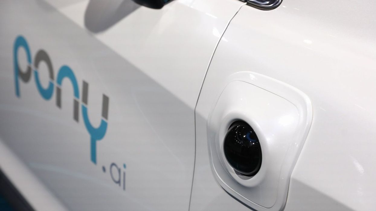 Pony.ai and its first automatic driving system production line, as seen in Shanghai, in 2020.