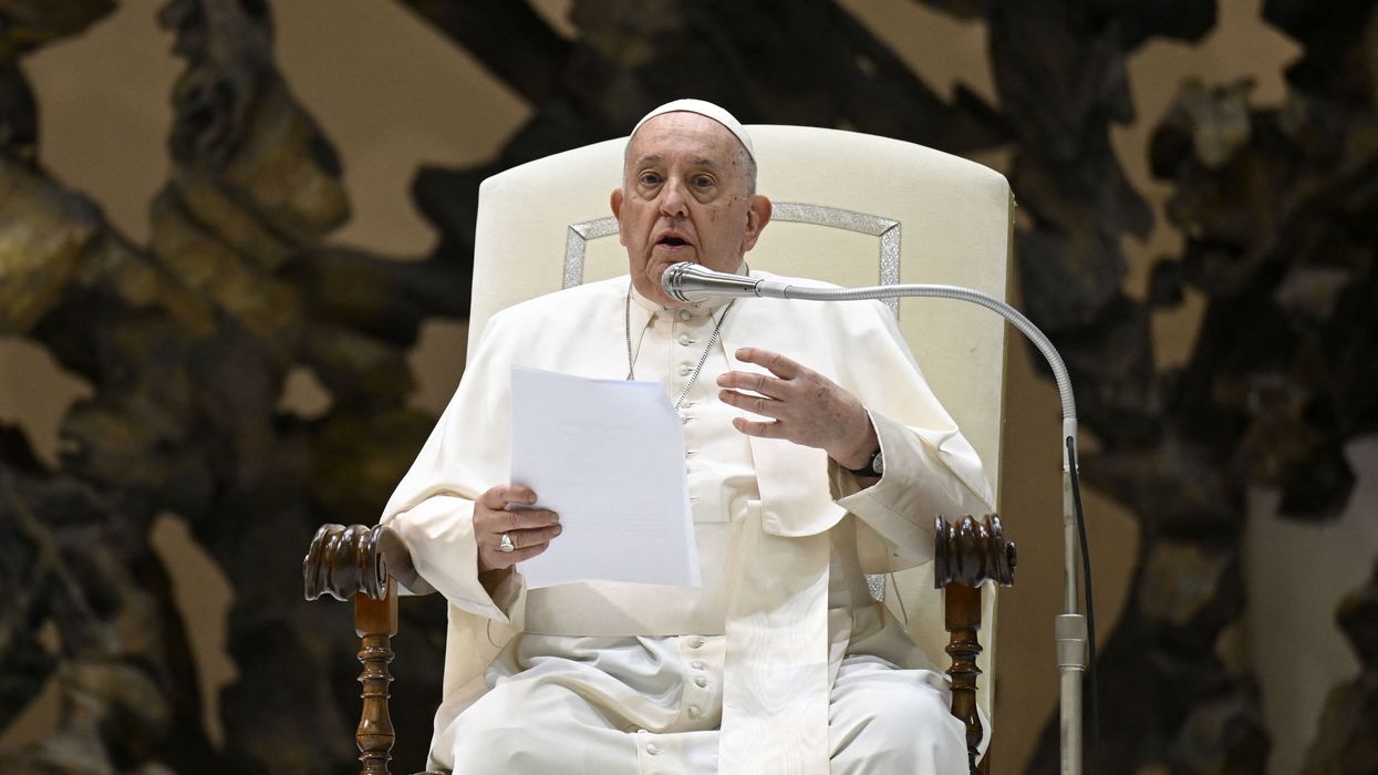 Pope Francis presides the weekly general audience at Paul-VI hall at the Vatican