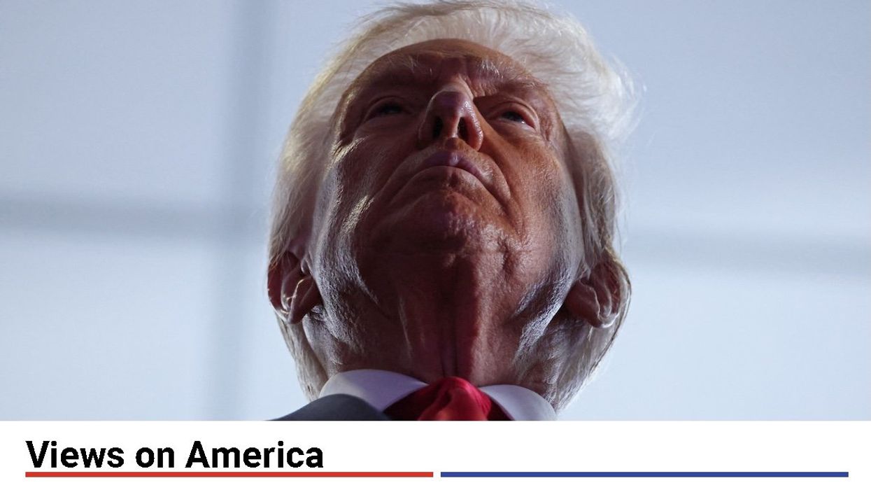 President Donald Trump before the Super Bowl.