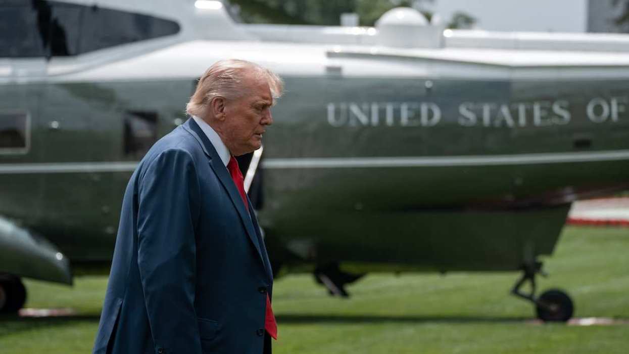 President Donald Trump returned to the White House from Camp David.