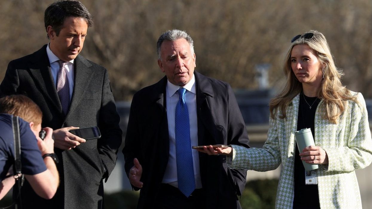 President Donald Trump's special envoy, Steve Witkoff, speaks to reporters at the White House in Washington, on March 19, 2025.