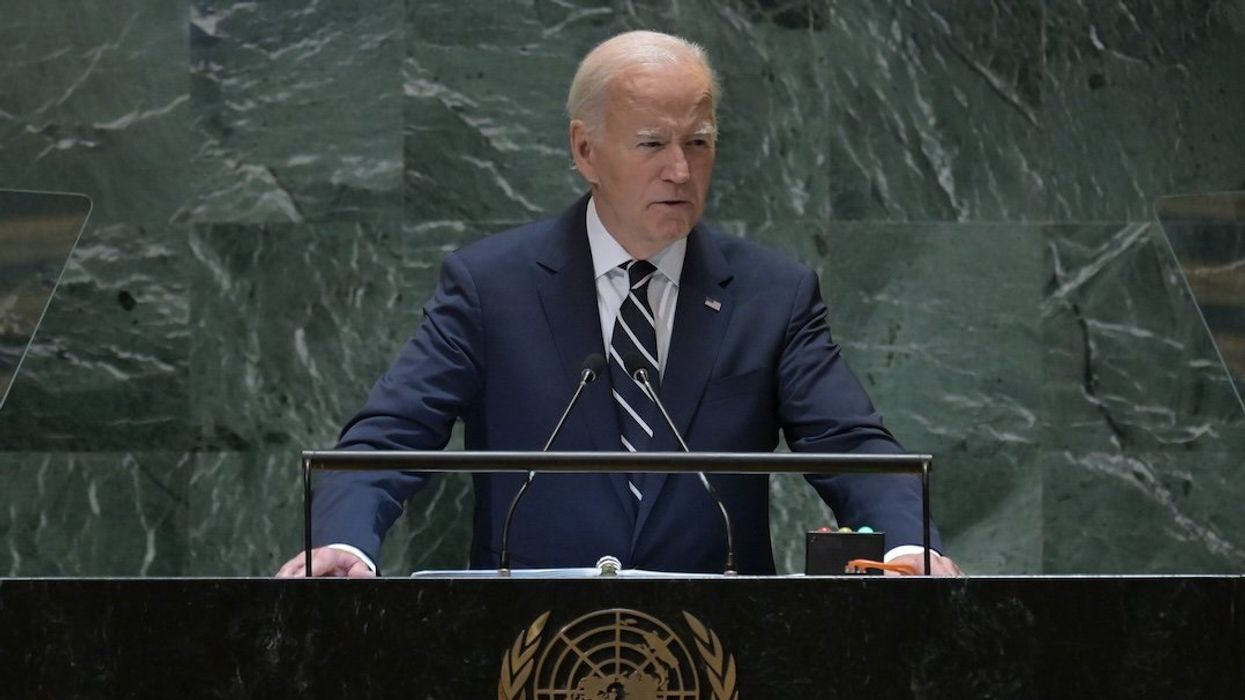 President Joe Biden addresses the United Nations Headquarters during the 79th General Assembly, in New York, on Sept. 24, 2024.