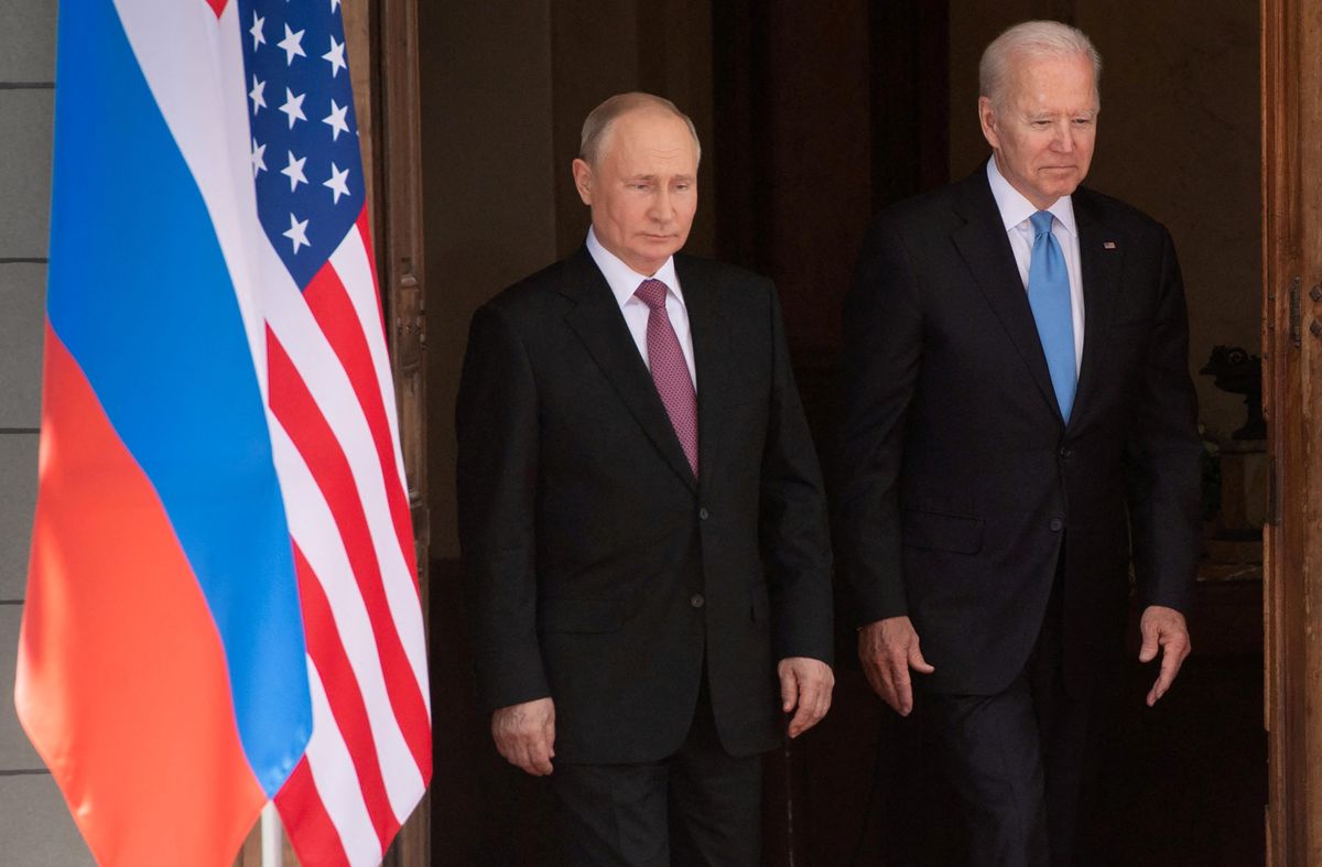 President Joe Biden and Russia's President Vladimir Putin 