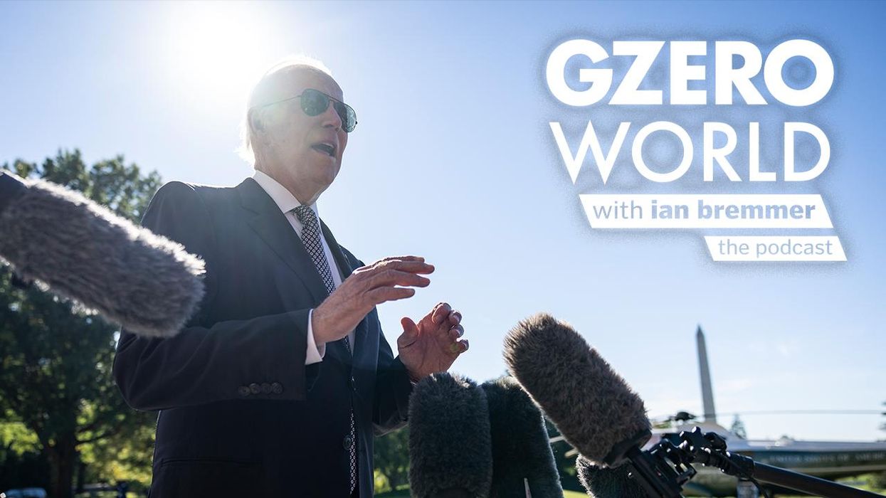 President Joe Biden speaking to press in Washington, DC. | GZERO World with Ian Bremmer - the podcast
