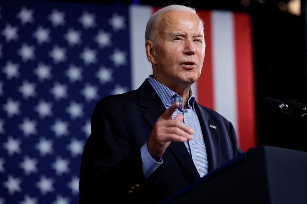 President Joe Biden speaks during a campaign event at Pullman Yards in Atlanta, Georgia, on March 9, 2024. 