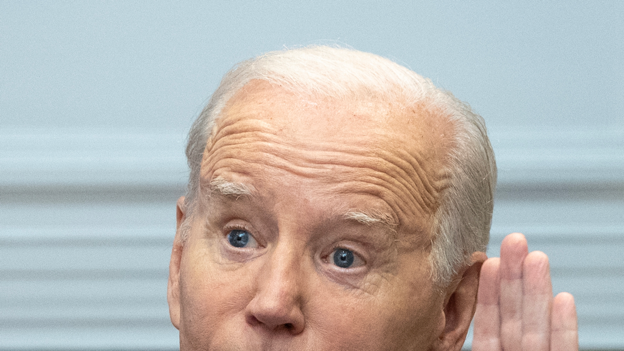 President Joe Biden speaks during a meeting of the Investing in America Cabinet in the Roosevelt Room of the White House in Washington, DC, US, on Friday. May 5, 2023.