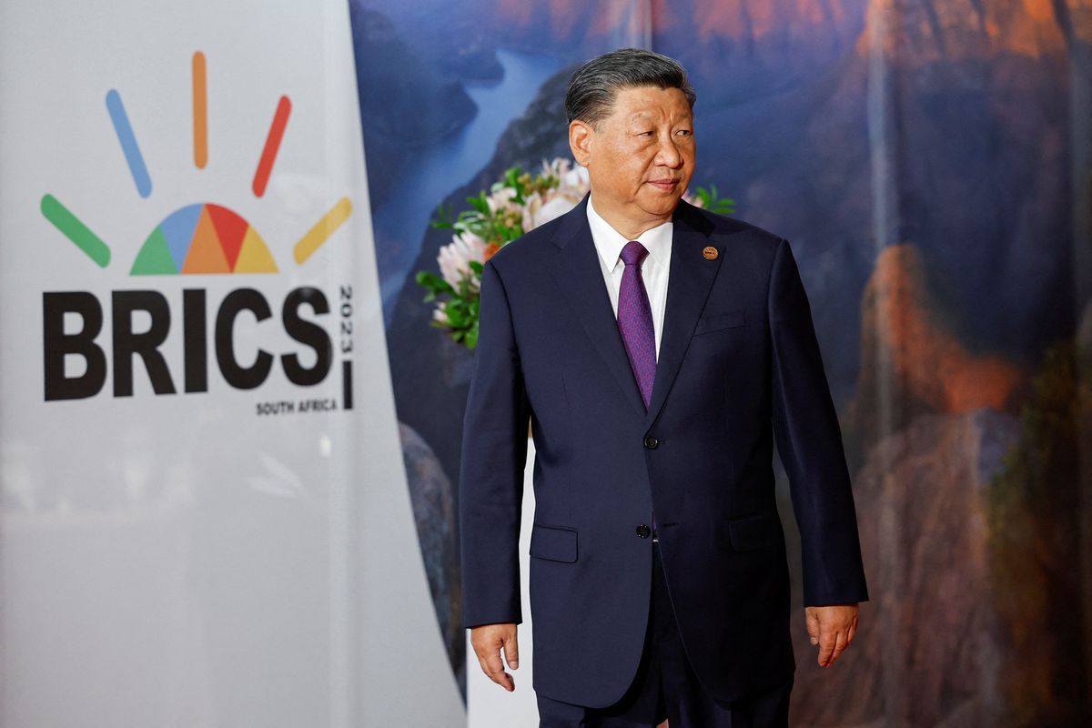 President of China Xi Jinping arrives at the 2023 