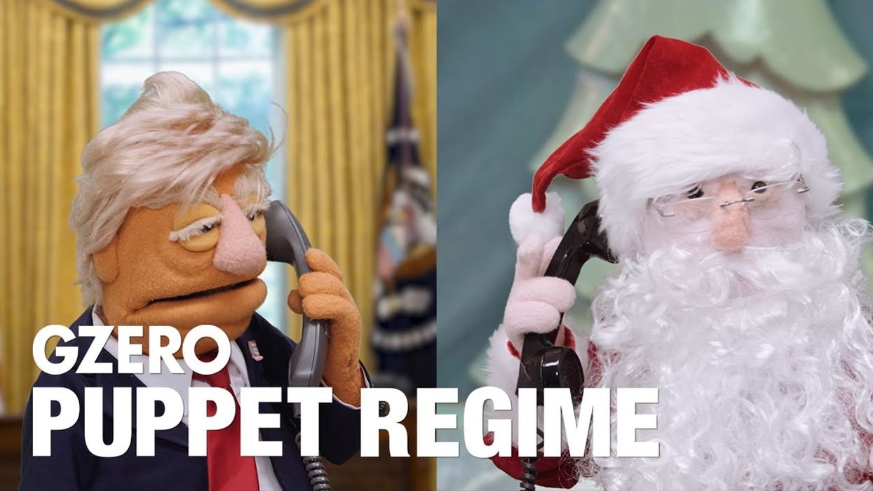 President Trump asks Santa Claus for a favor