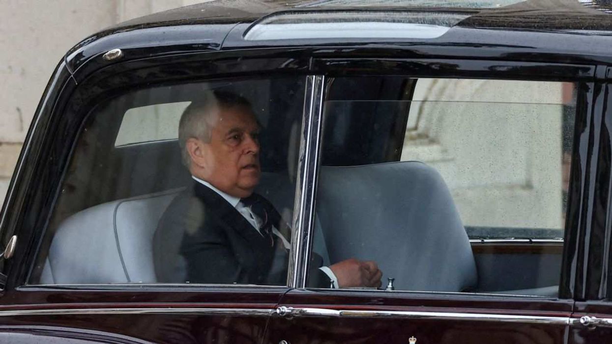 Prince Andrew – now Andrew Mountbatten Windsor – leaves Buckingham Palace in London, United Kingdom, on May 6, 2023.