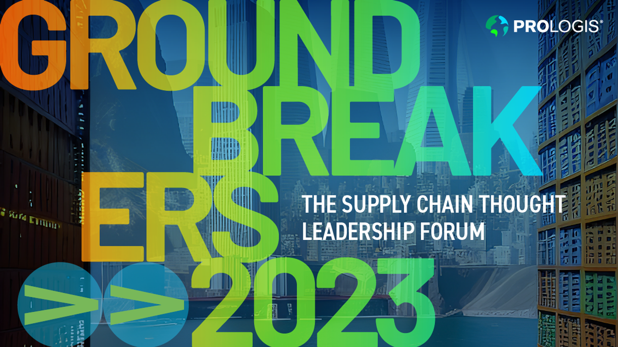 Prologis Ground breakers 2023 event card: The supply chain thought leadership forum