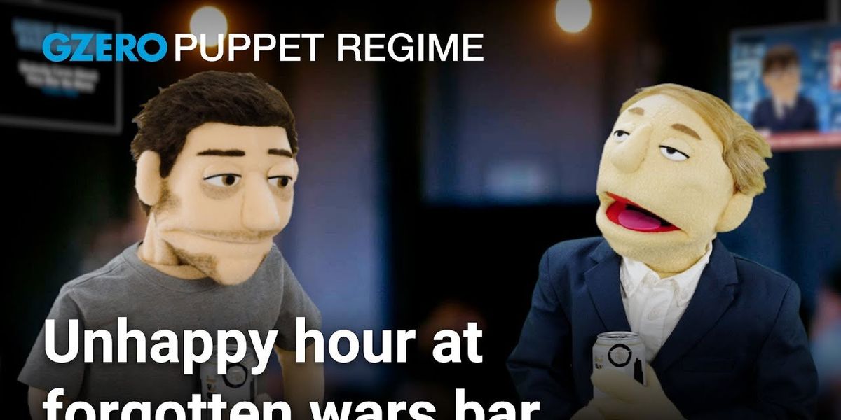 Putin and Zelensky at the Forgotten Wars Bar