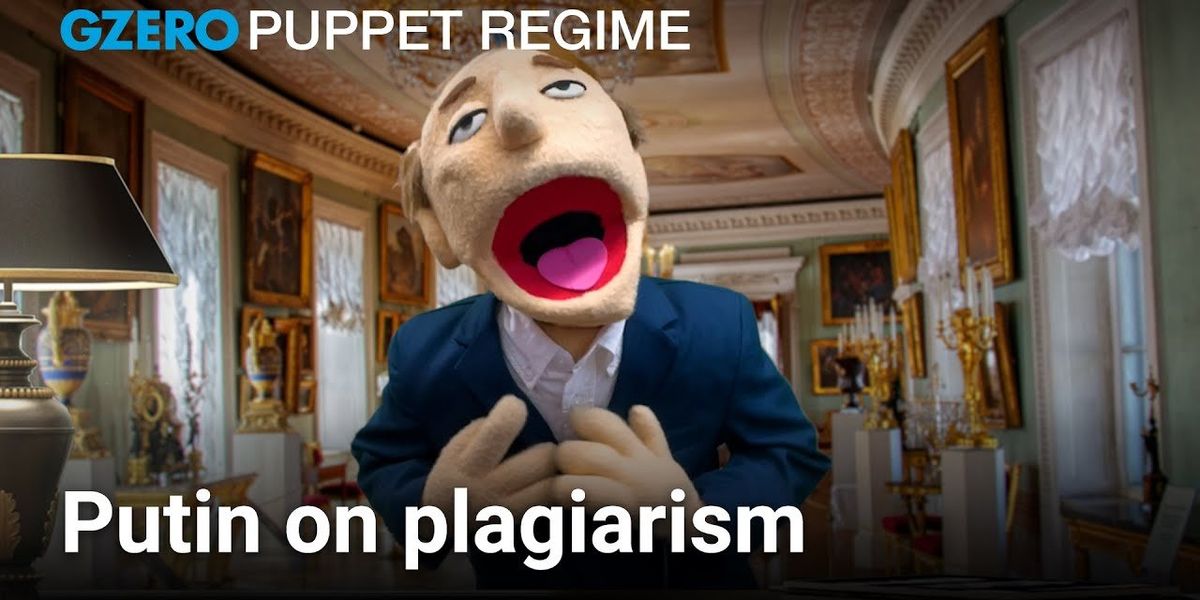 Putin on plagiarism