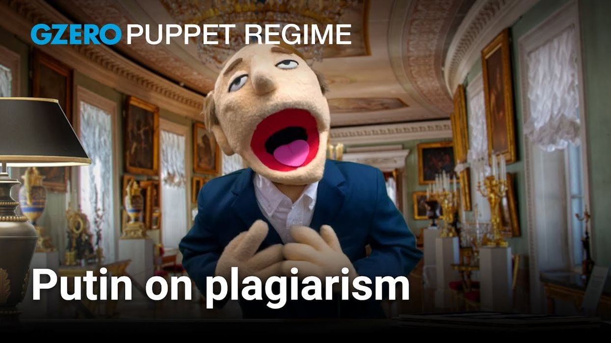 Putin on plagiarism
