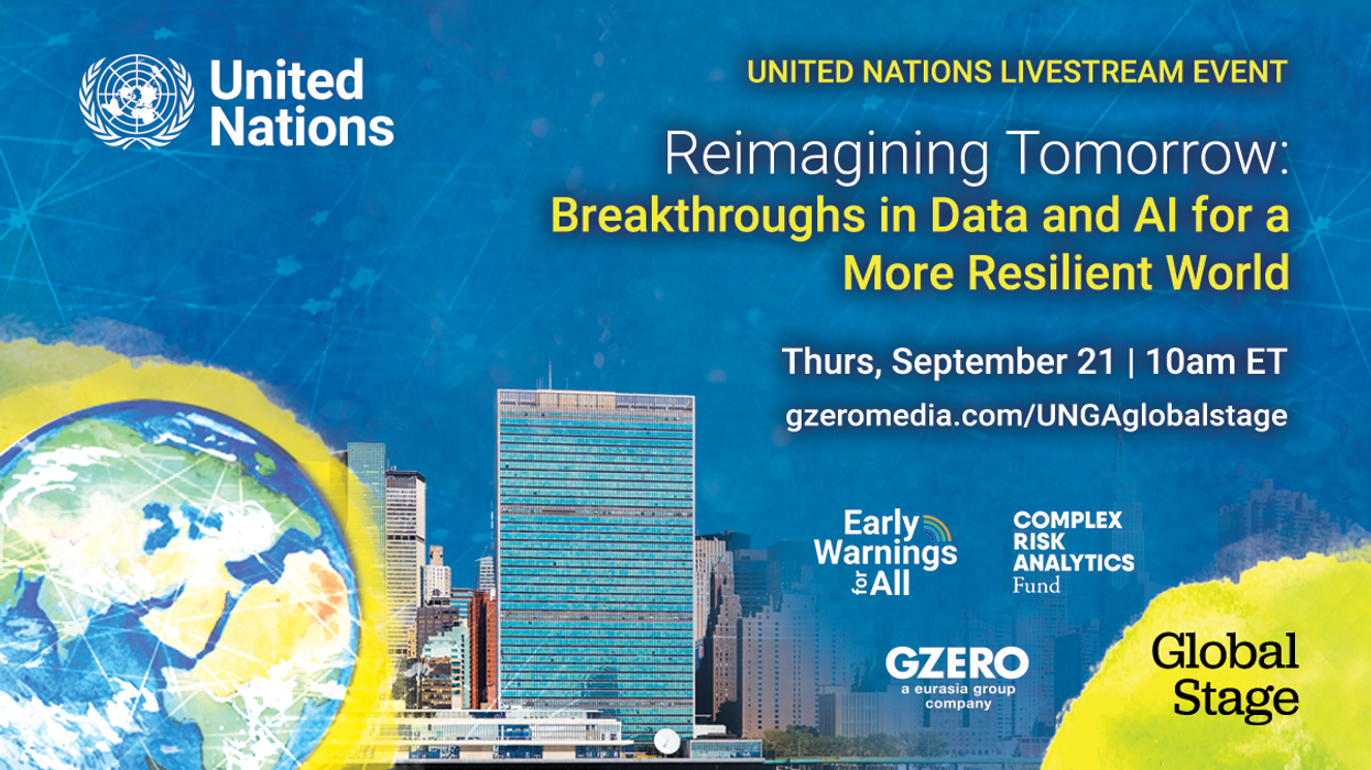Reimagining Tomorrow: Breakthroughs in Data and AI for a More Resilient World Thursday, September 21, 10am ET