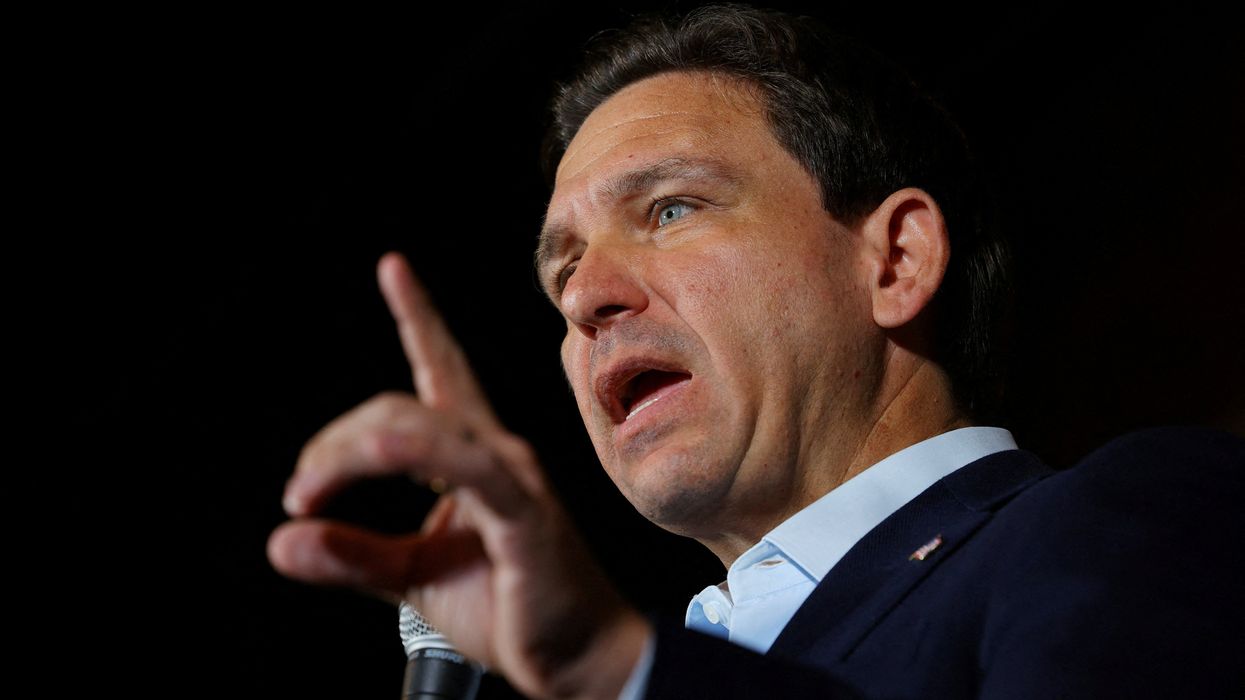 Republican presidential candidate and Florida Governor Ron DeSantis.