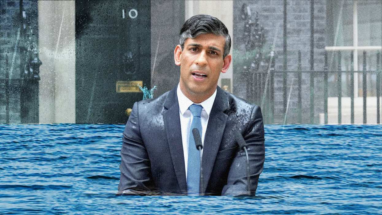 Rishi Sunak drowing.