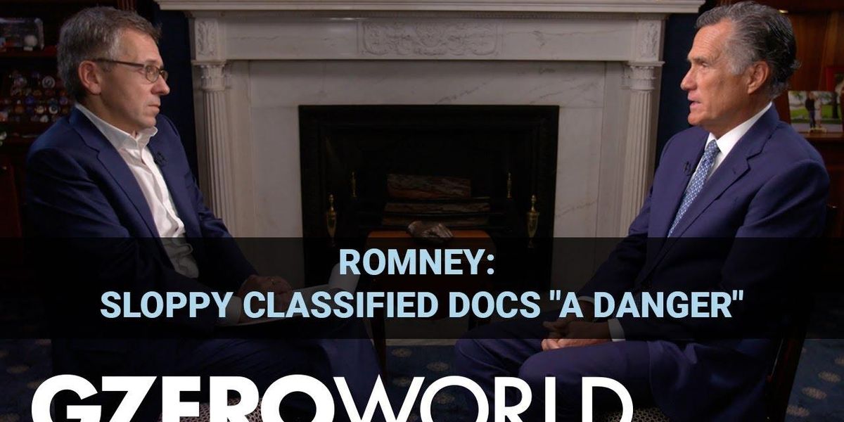 Romney: Sloppy classified docs "a danger"