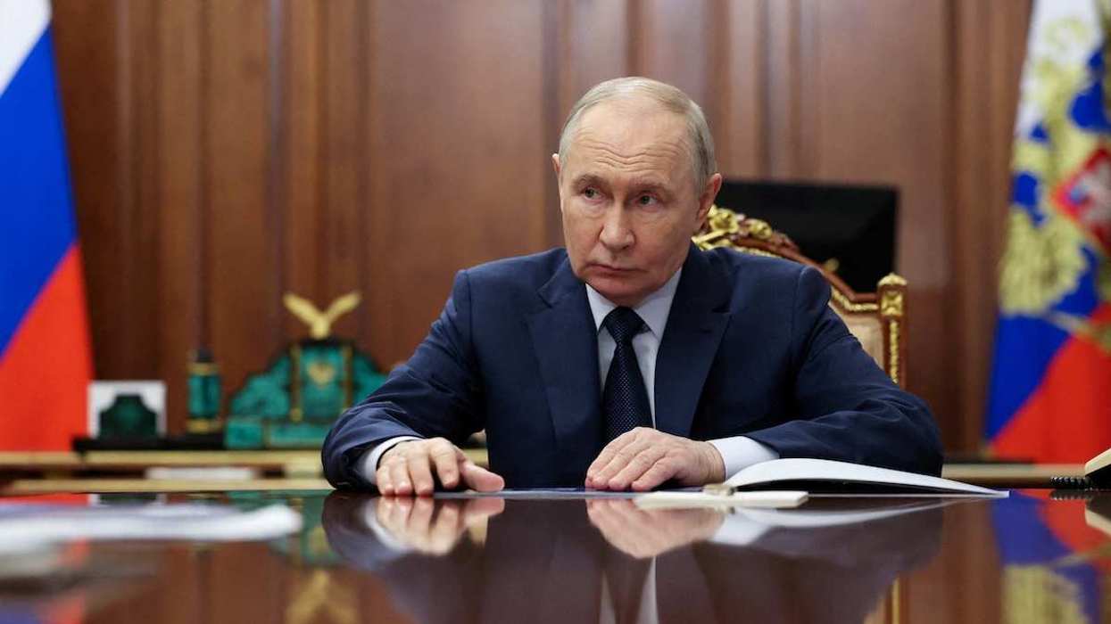 Russian President Vladimir Putin at the Kremlin in Moscow, Russia, on April 14, 2026.