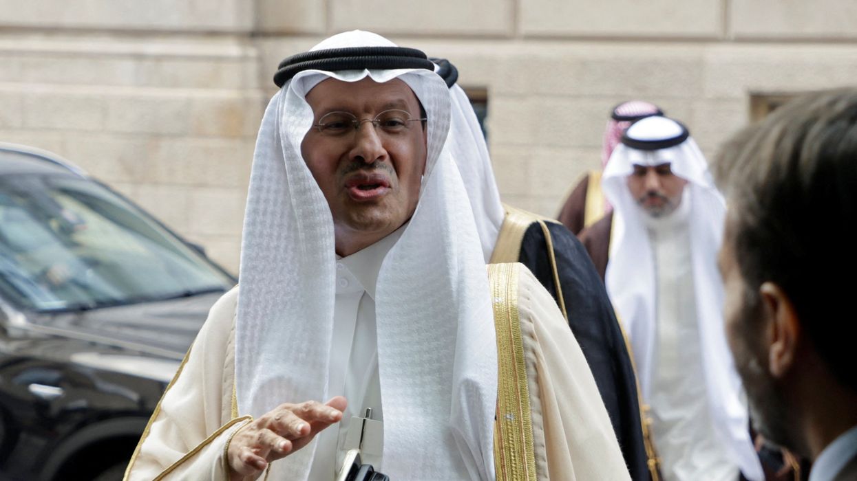 Saudi Arabia's Minister of Energy Prince Abdulaziz bin Salman Al-Saud arrives for an OPEC meeting in Vienna.