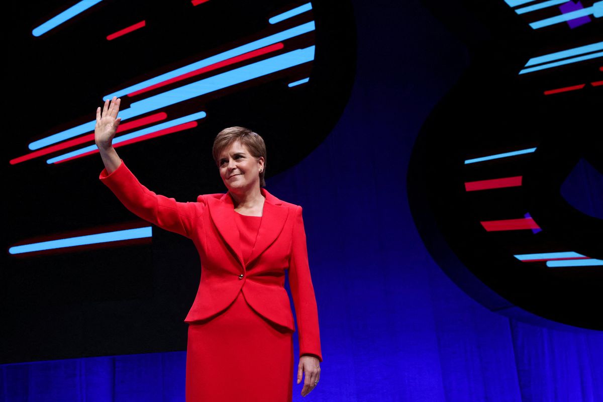 Scotland's First Minister and Scottish National Party (SNP) Leader Nicola Sturgeon.