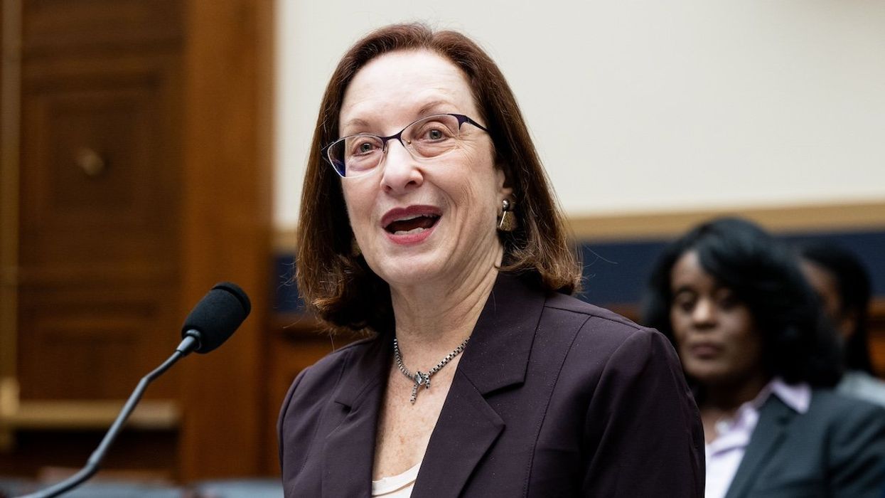 Shira Perlmutter, Register of Copyrights and Director, U.S. Copyright Office, speaking at a hearing of the House Judiciary Committee's Subcommittee on Courts, Intellectual Property, and the Internet at the U.S. Capitol.
