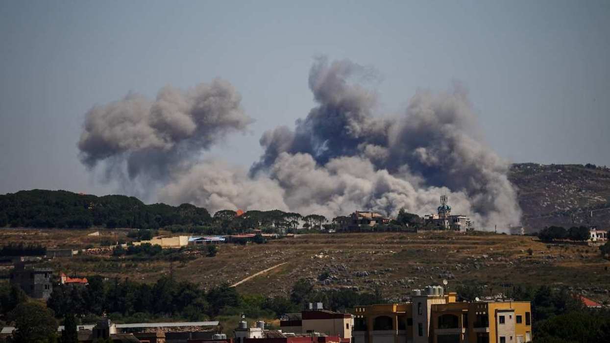 Smoke billows from southern Lebanon