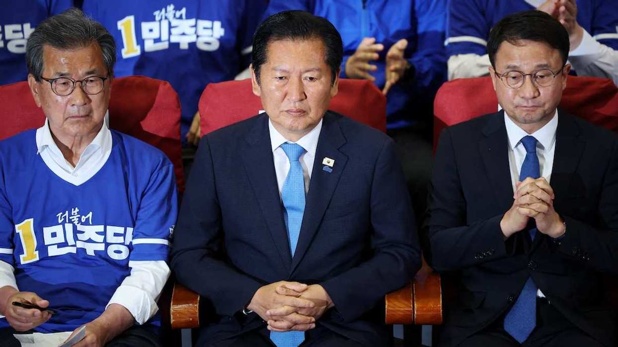 South Korea's ruling Democratic Party leader Jung Chung-rae, and lawmaker