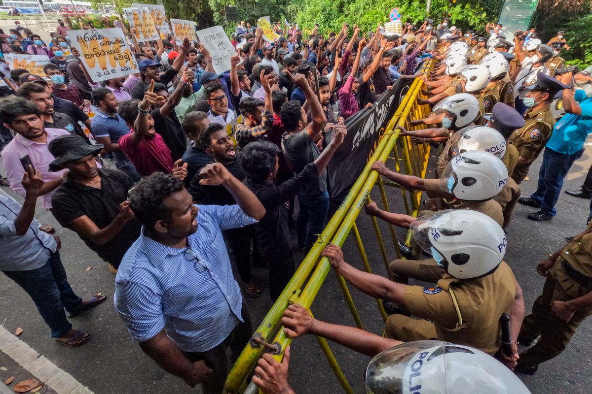 What We're Watching: Sri Lanka's political turmoil, Putin's low-key Victory Day speech, drug cartel riots in Colombia