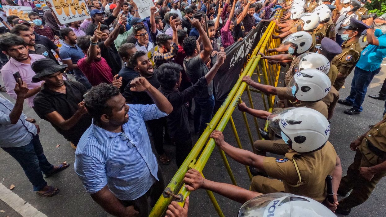 What We're Watching: Sri Lanka's political turmoil, Putin's low-key Victory Day speech, drug cartel riots in Colombia