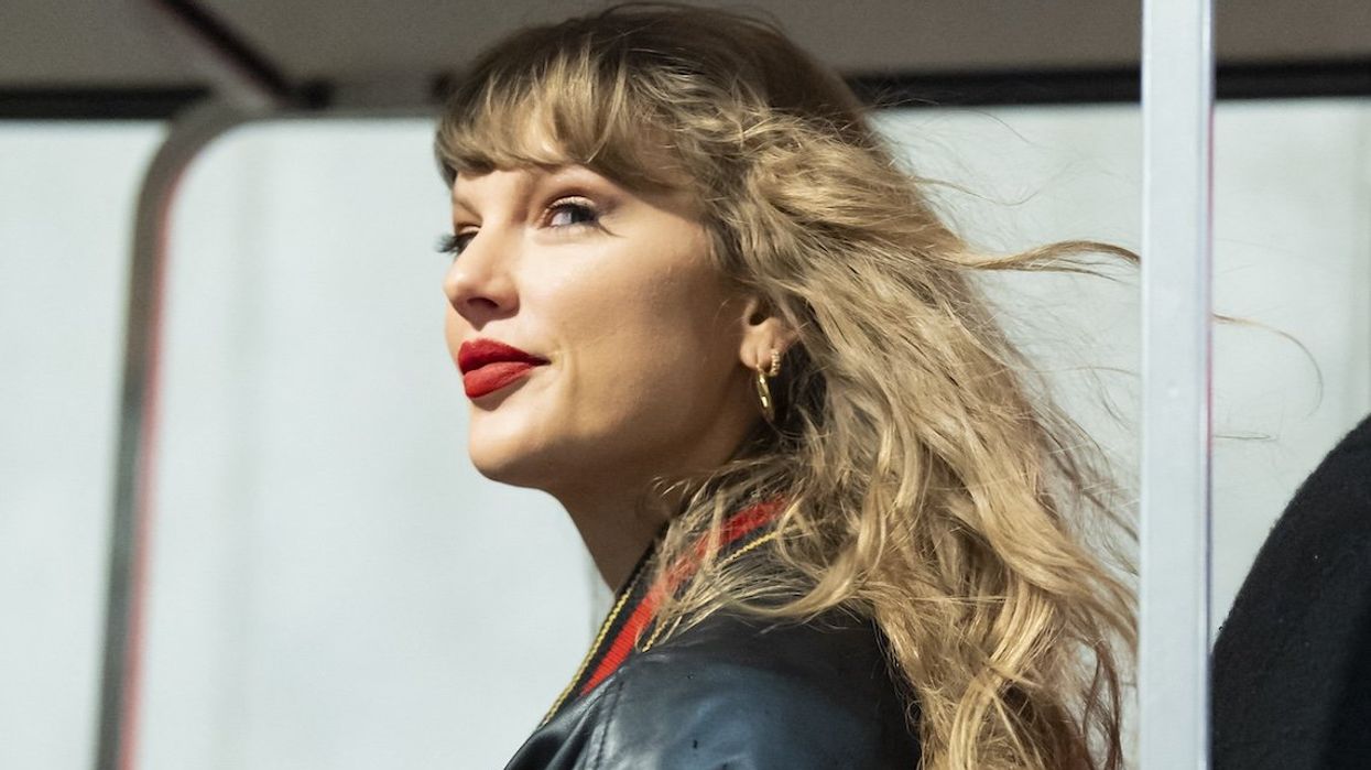 Superstar Taylor Swift arrives at Arrowhead Stadium in Kansas City, Missouri, before a matchup between the Tampa Bay Buccaneers and the Kansas City Chiefs.