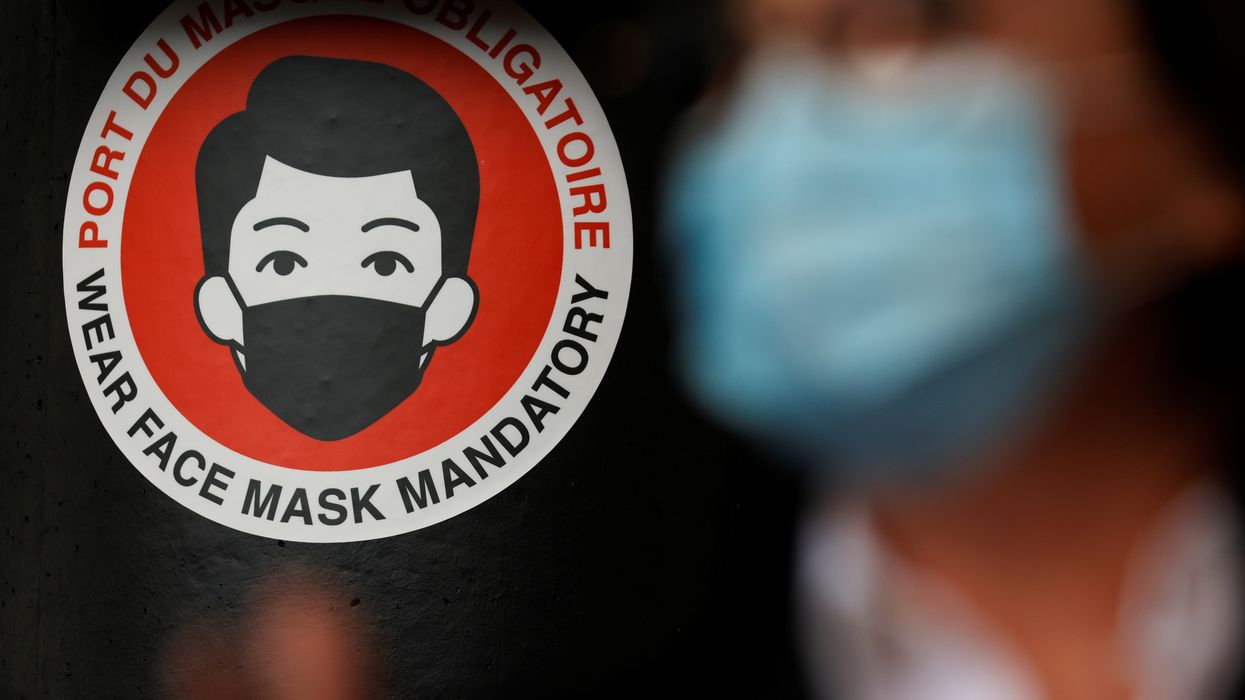 Testing site for COVID-19 in Lille, France. Reuters