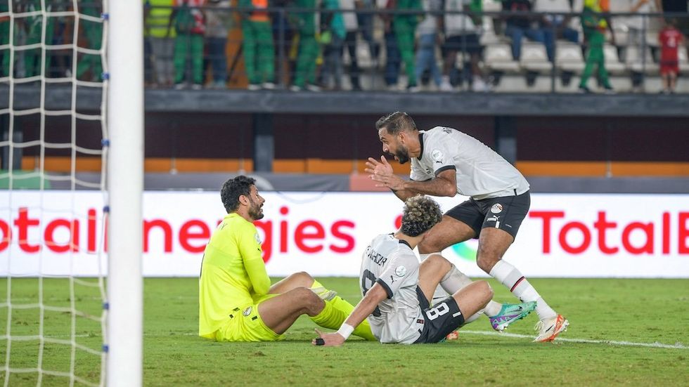 The Africa Cup of Nations match between Cape Verde and Egypt at Stade Felix Houphouet-Boigny on January 22, 2024 in Abidjan, Cote d Ivore.