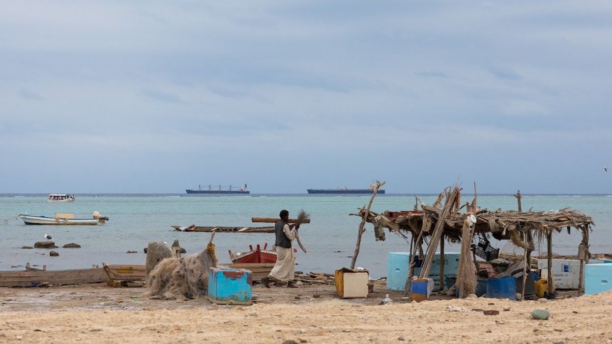 The beach, Red Sea State, Port Sudan, Sudan.