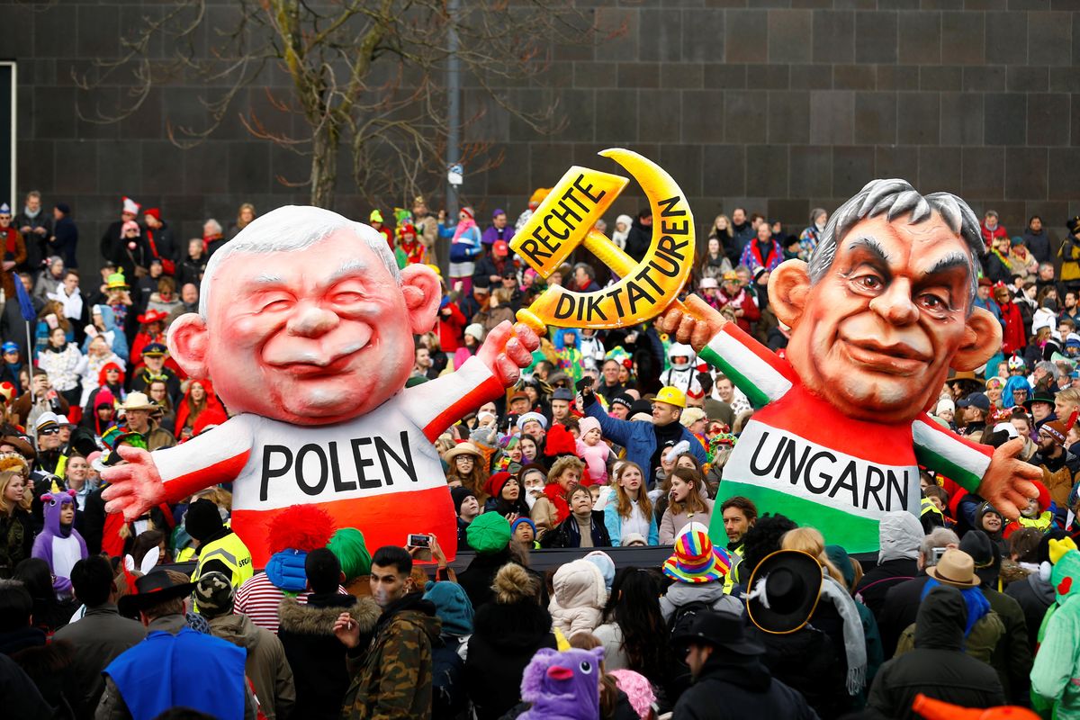 The EU takes a swing at Poland and Hungary 