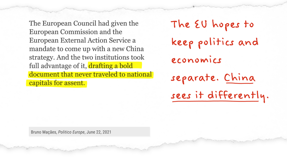 "...The European Commission and the European External Action Service...took full advantage of it, drafting a bold document that never traveled to national capitals for assent."