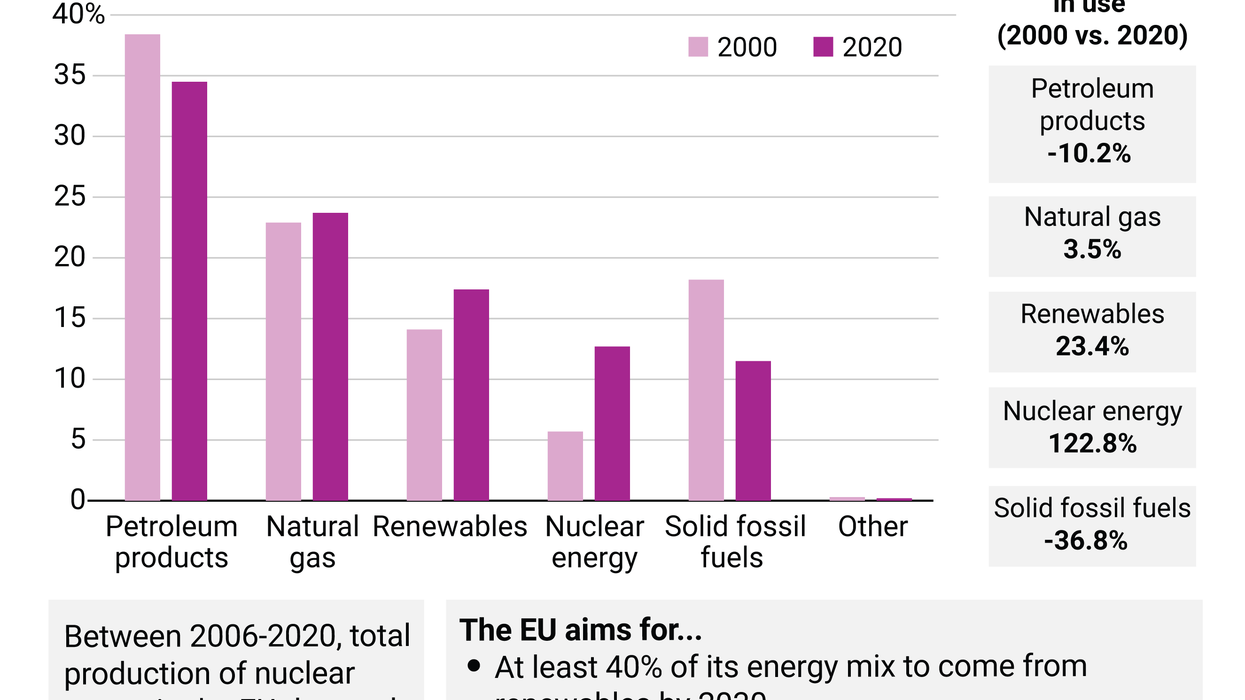 The European Union's energy mix