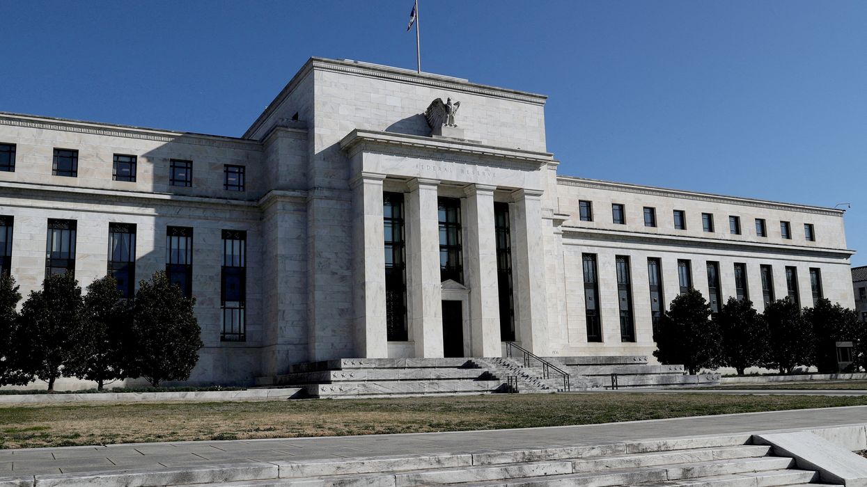 The Federal Reserve building is pictured in Washington, U.S.