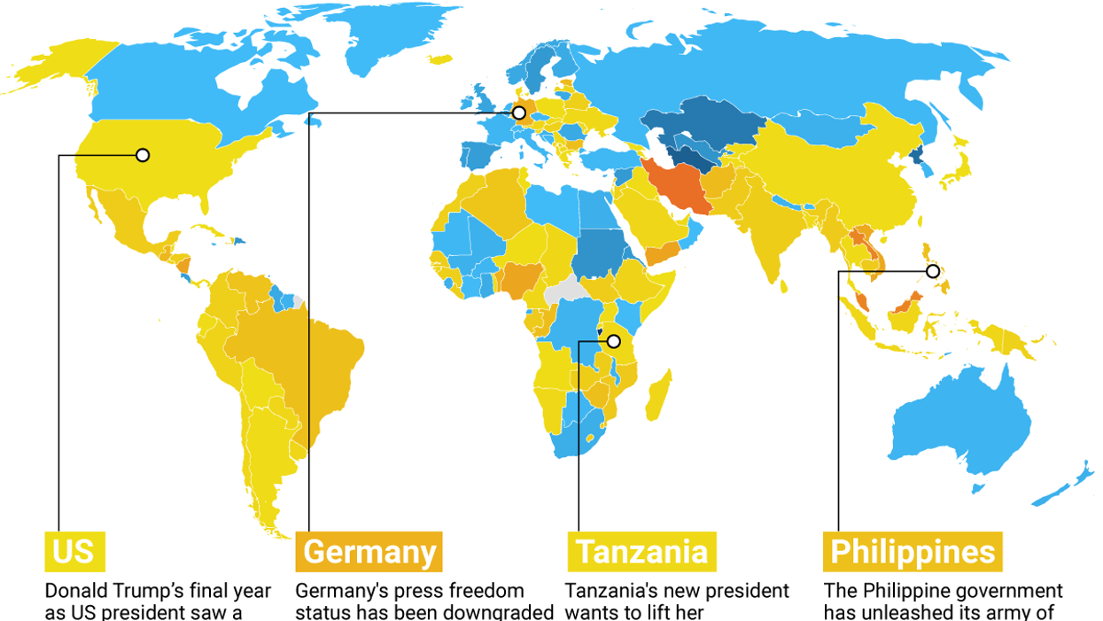The Graphic Truth: Press freedom in pandemic times