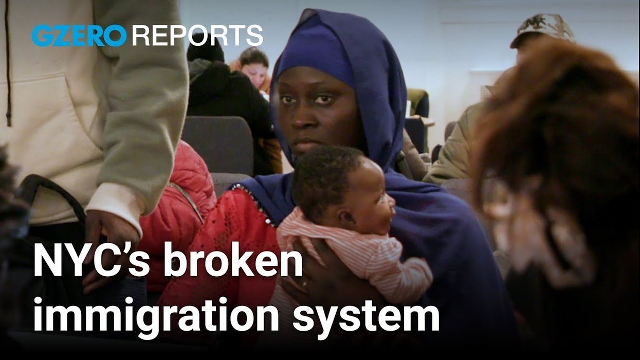 The New York migrant crisis up close