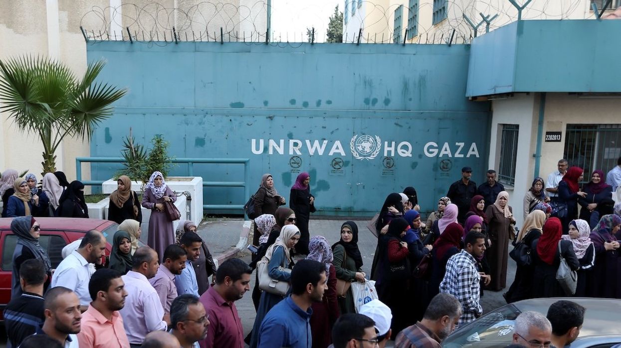 The office of the United Nations Relief and Works Agency in Gaza City back in 2018.