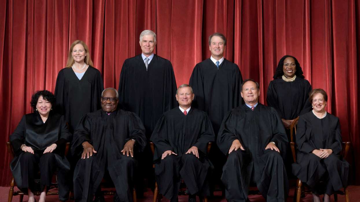 The official formal group photograph of the current U.S. Supreme Court.