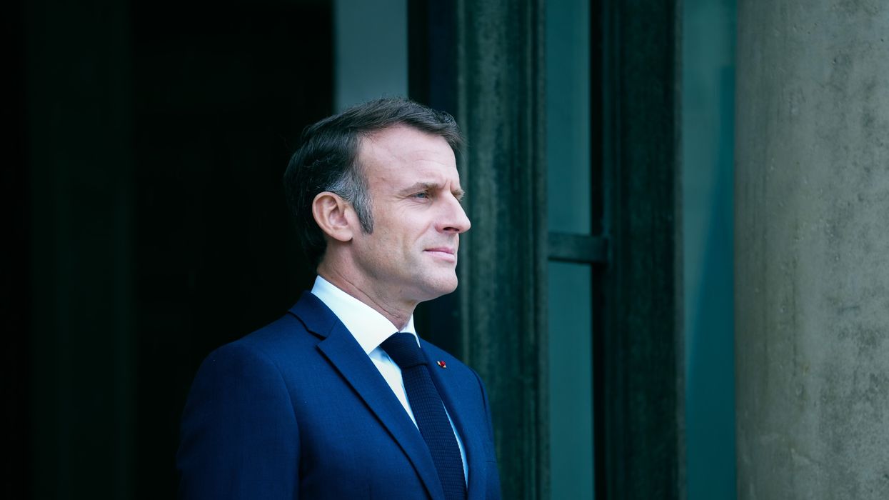 The president of France, Emmanuel Macron.