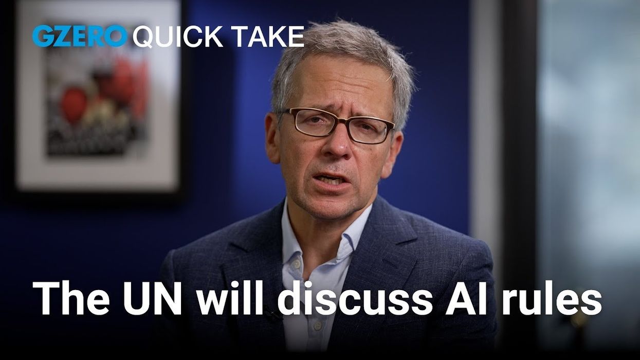 The UN will discuss AI rules at this week's General Assembly